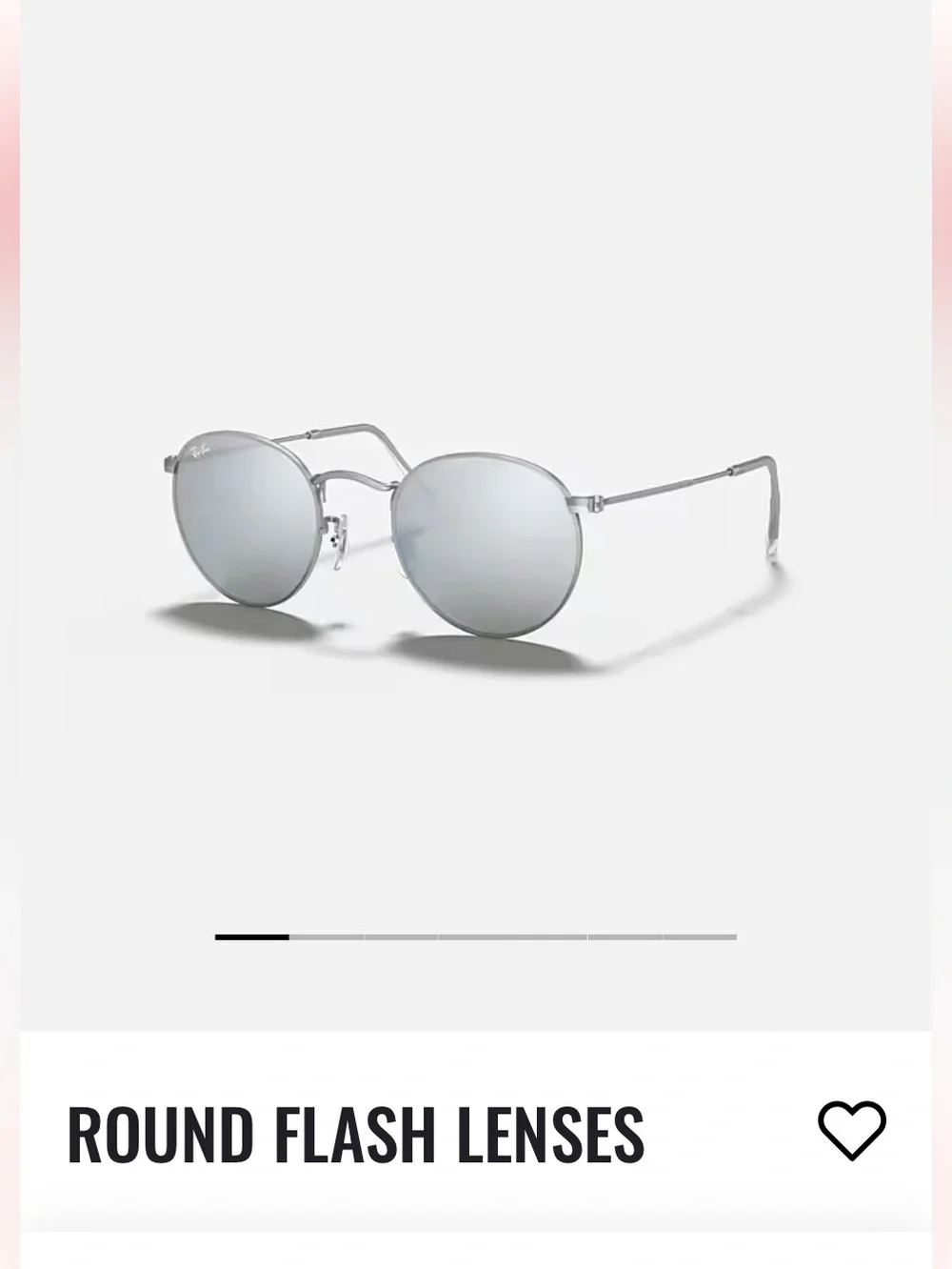 Ray-Ban RB3347 Silver Round Flash Lens Sunglasses - Picture 1 of 9